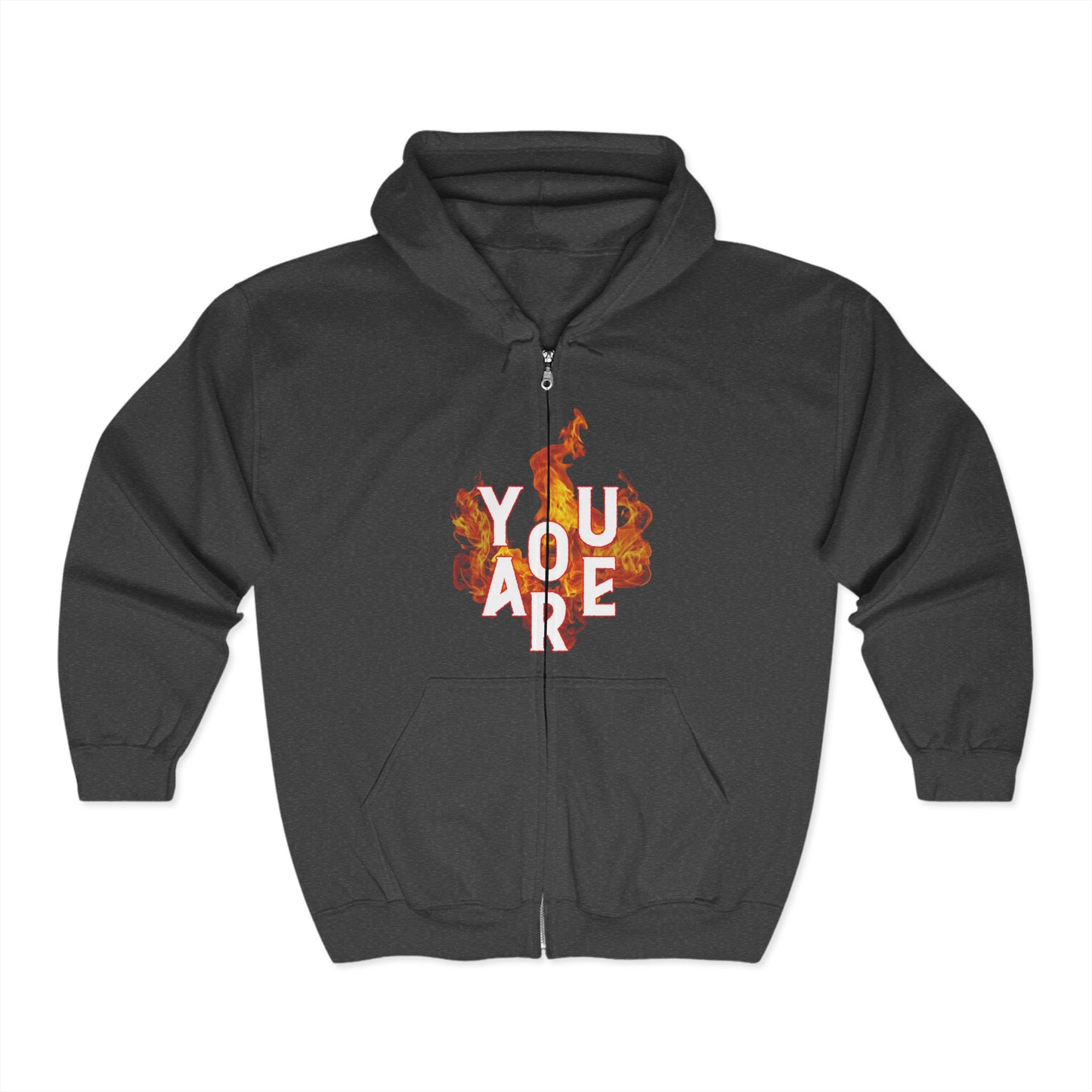 You Are Fire Zip Hoodie