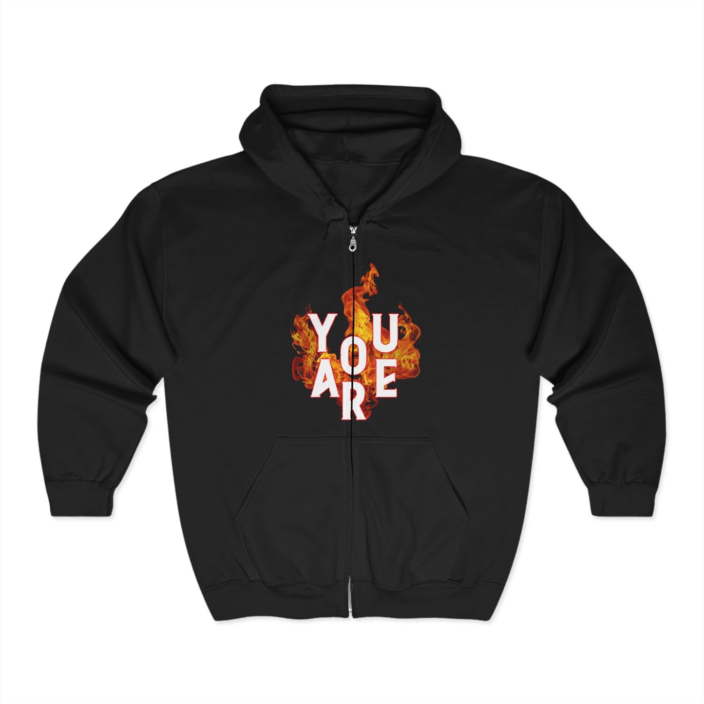 You Are Fire Zip Hoodie