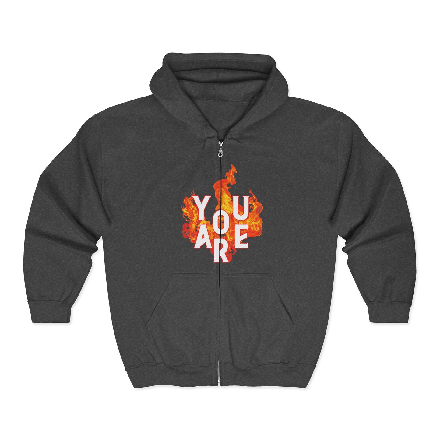 You Are Fire Zip Hoodie