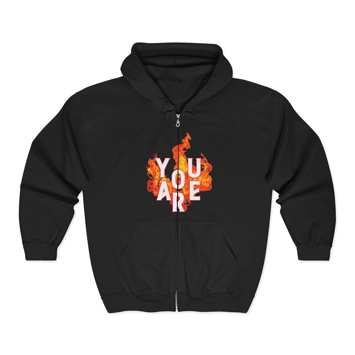 You Are Fire Zip Hoodie
