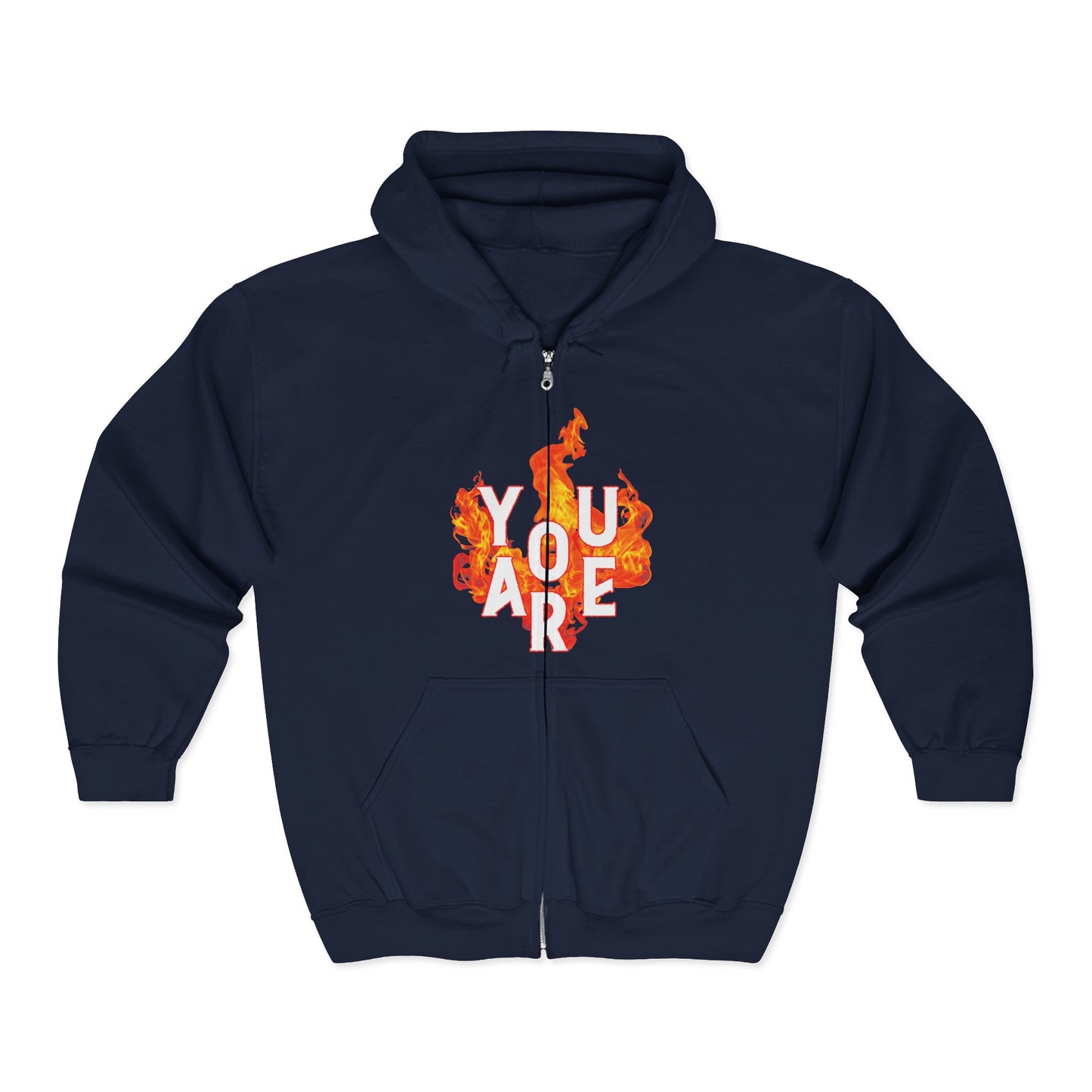 You Are Fire Zip Hoodie